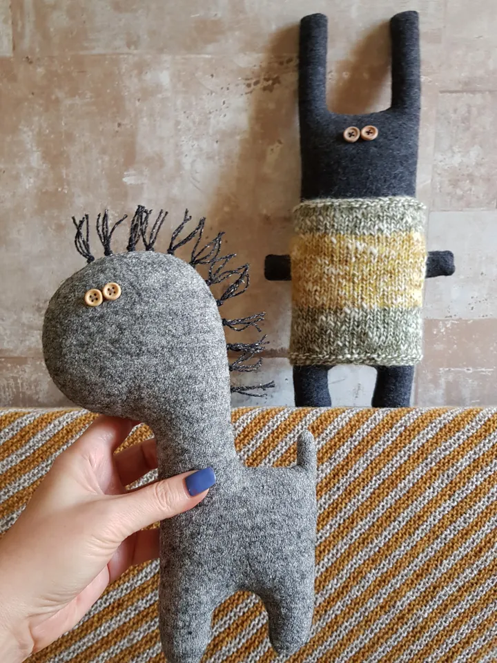 Horse sewing pattern PDF tutorial in English, stuffed animal template to sew, plush toy sewing diy