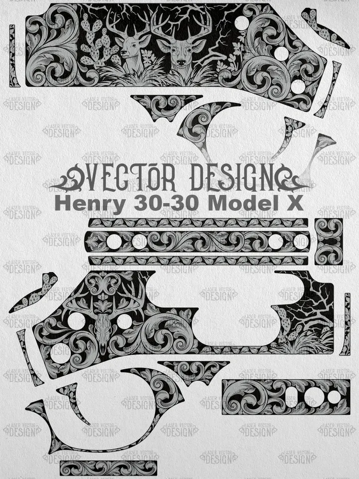 VECTOR DESIGN Henry 30-30 Model X Scrollwork