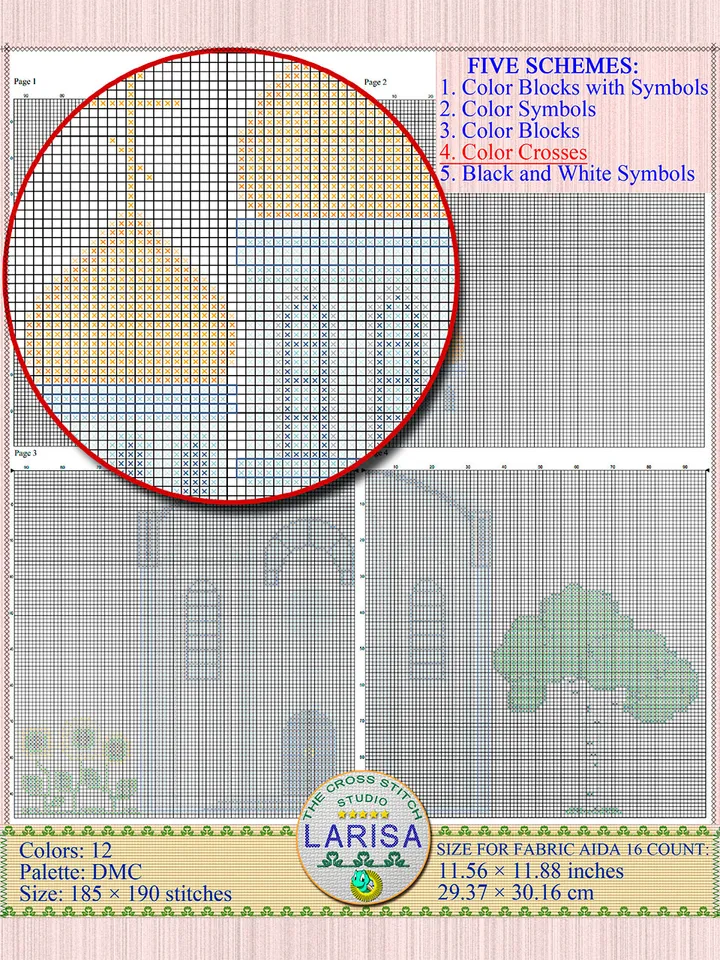 Orthodox Church Cross Stitch Pattern | Eastern Orthodox Church