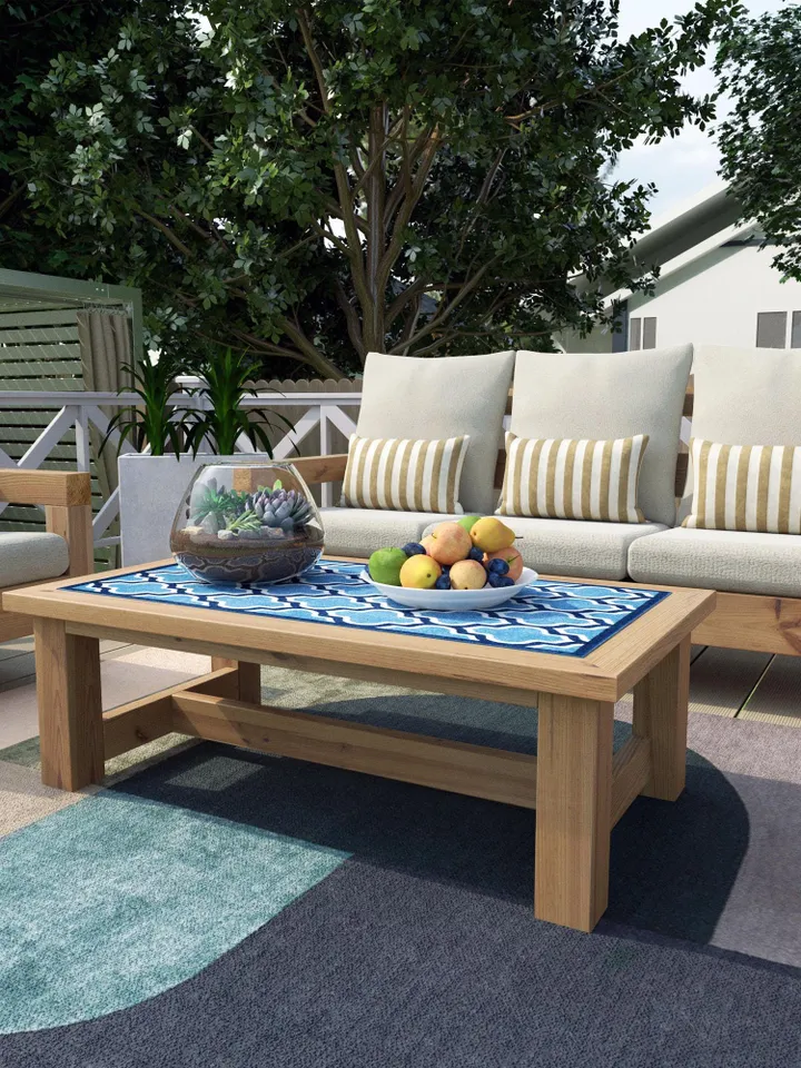 Patio Furniture Plans, Patterns, DIY, Modern Outdoor Sofa, Chair and Coffee Table
