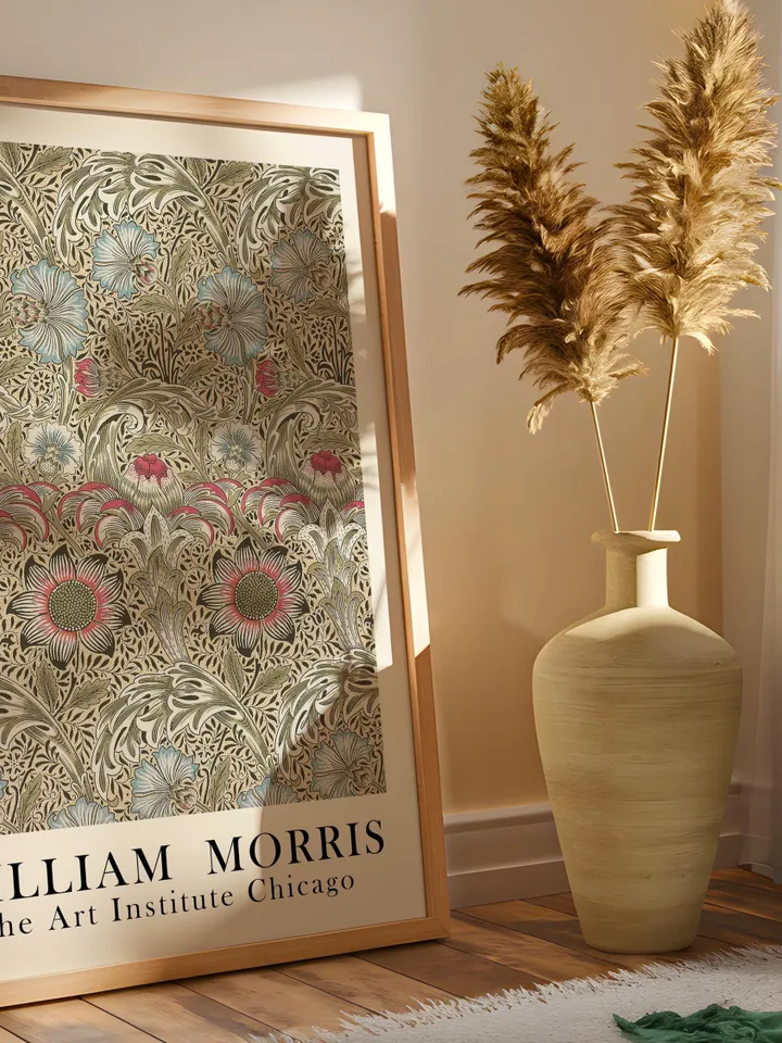 William Morris Wall Art, Vintage Botanical Print, Floral Poster Arts Decor, Digital Download, William Morris Print Digital Download 008