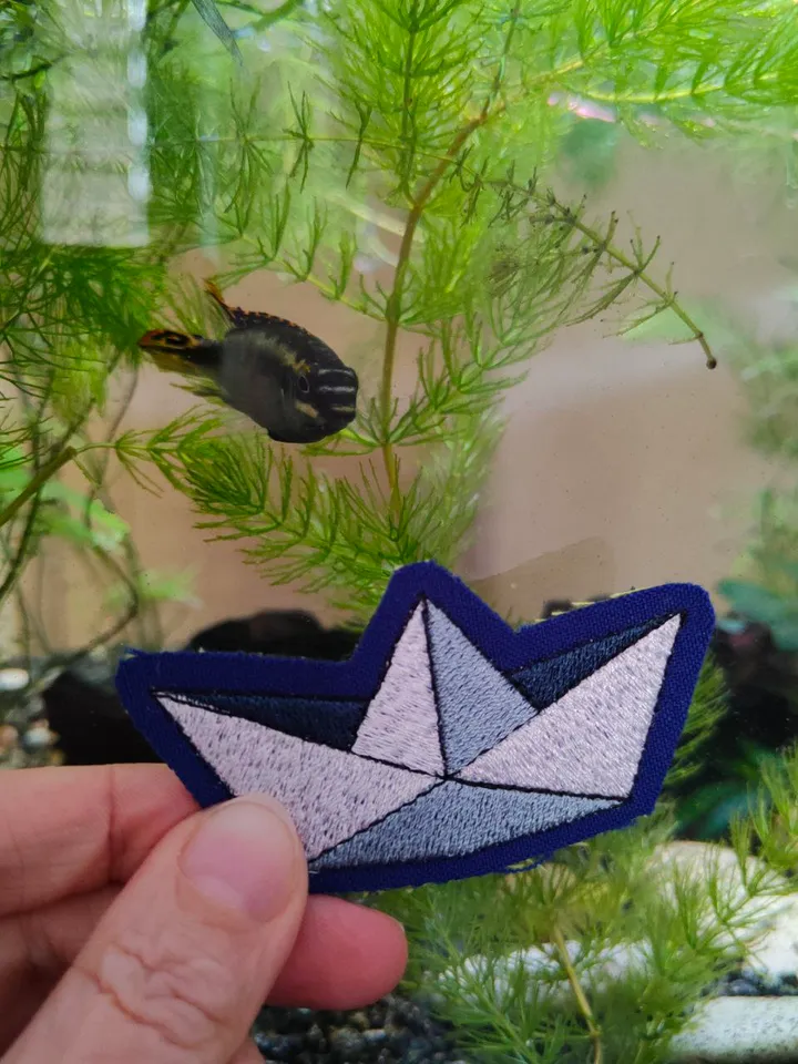 Machine Embroidery Design - Paper Boat