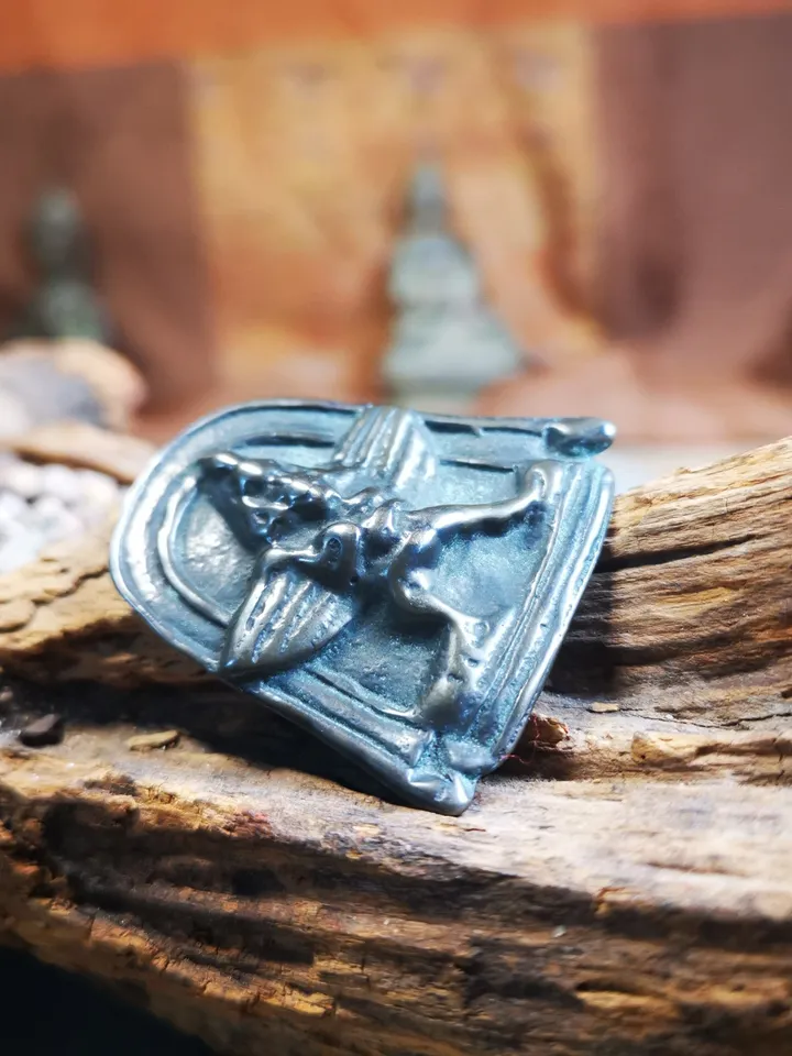Gandhanra Acient Vajrakilaya / Vajrakumara Amulet Badge,Tibetan Buddhism Statue,the Protector and Guide of Gautama Buddha,80 years old