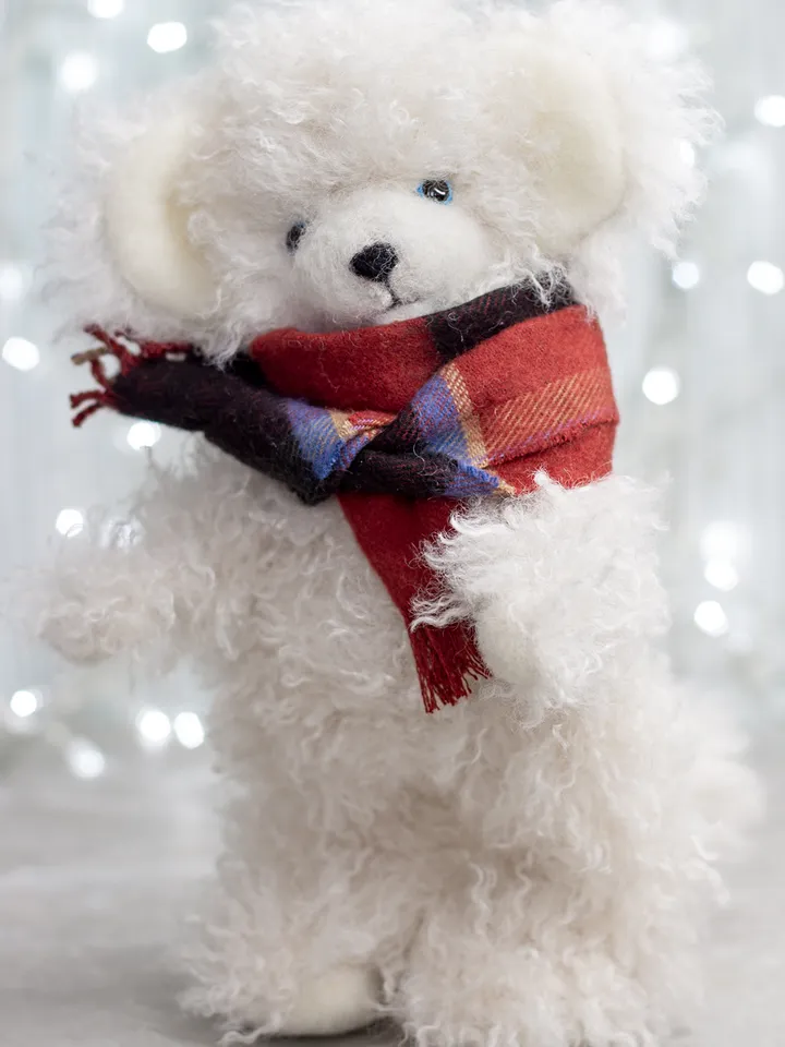 Teddy cat, White plush cat, Stuffed cat, Collectible cat, Room design, Cat figurine, Soft cat, Exclusive toys, Toys