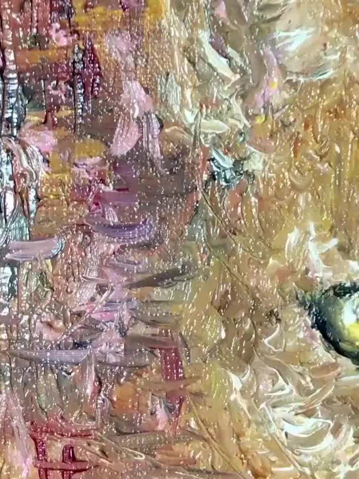 Red cat portrait painting,cat original hand made oil painting,wall art.