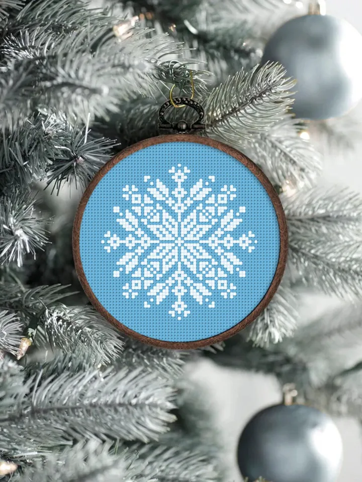 Christmas Bundle Snowflake, Santa Claus, Christmas deer cross stitch pattern, decor, counted, chart, gift DIY, embroidery, instant PDF