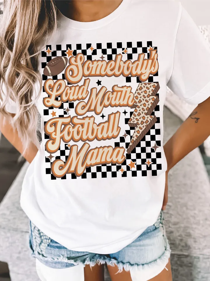 Touchdown Season png Vintage Football Png, Somebody's Loud Mouth Football Mama Png, Football Sublimation, Football shirt sublimation