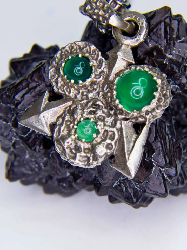 Handmade Pendant Symbol (German Silver CuNiZn)