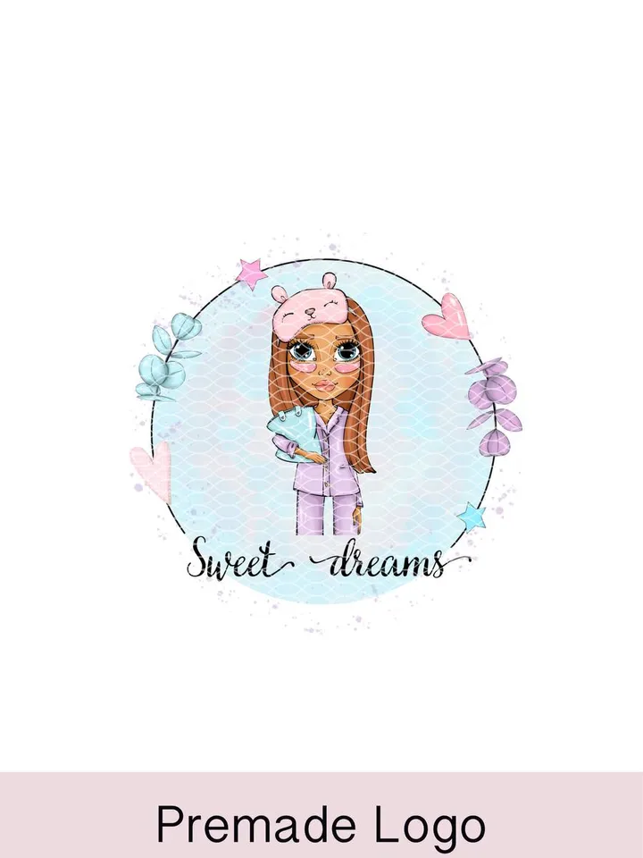 Gorgeous Clothes Boutique Logo Template, Cute Kids Business Logo, Children's Clothing Store Logo, Avatar Brand Children's Logo