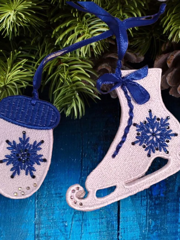 Free Standling Lace Winter Vintage set Christmas décor Embroidery Pattern Christmas machine embroidery design digital embroidery pattern