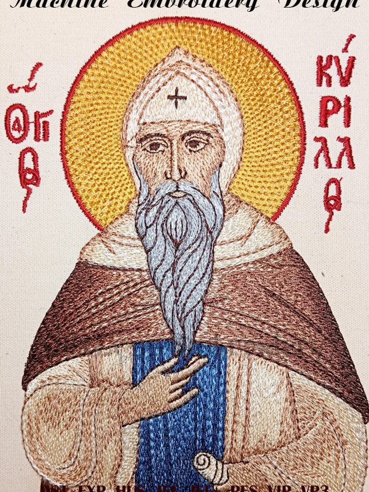 Saints Cyril and Methodius embroidery designs