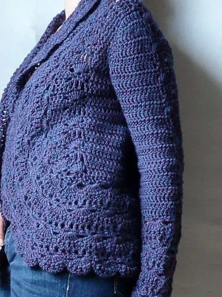 Crochet cardigan pattern, shell cardigan crochet, summer cardigan pattern pdf