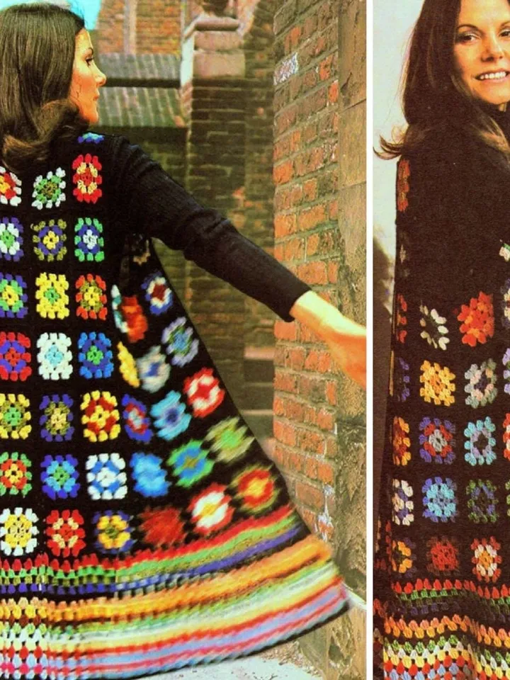 Waistcoat crochet pattern, granny squares waistcoat crochet , easy waistcoat crochet pdf