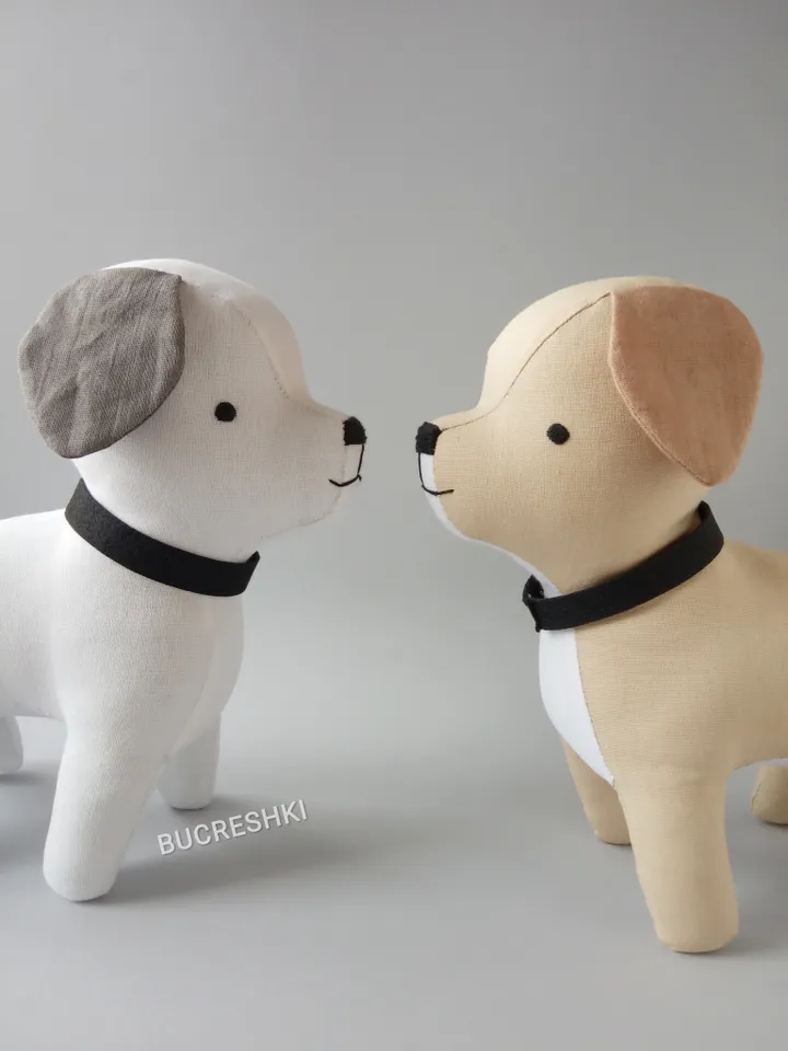 Stuffed Puppy Sewing Pattern PDF
