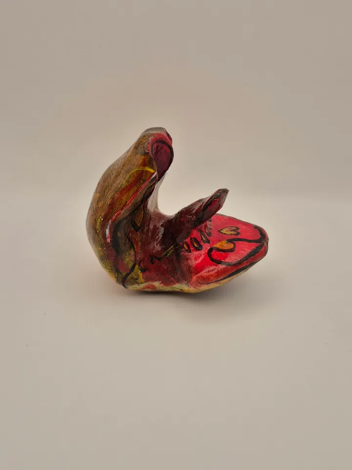 Mexican language made of polymer clay