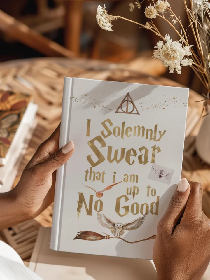 Wizarding World Hardcover Journal, Magic Notebook, Spell Book, Fantasy Diary, Gift, Magic gift Matte Journal
