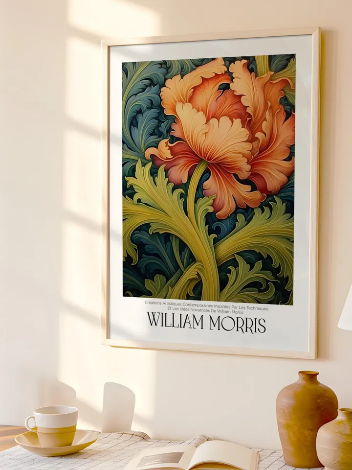 William Morris Wall Art, Vintage Botanical Print, Floral Poster Arts Decor, Digital Download, William Morris Print Digital Download AA11