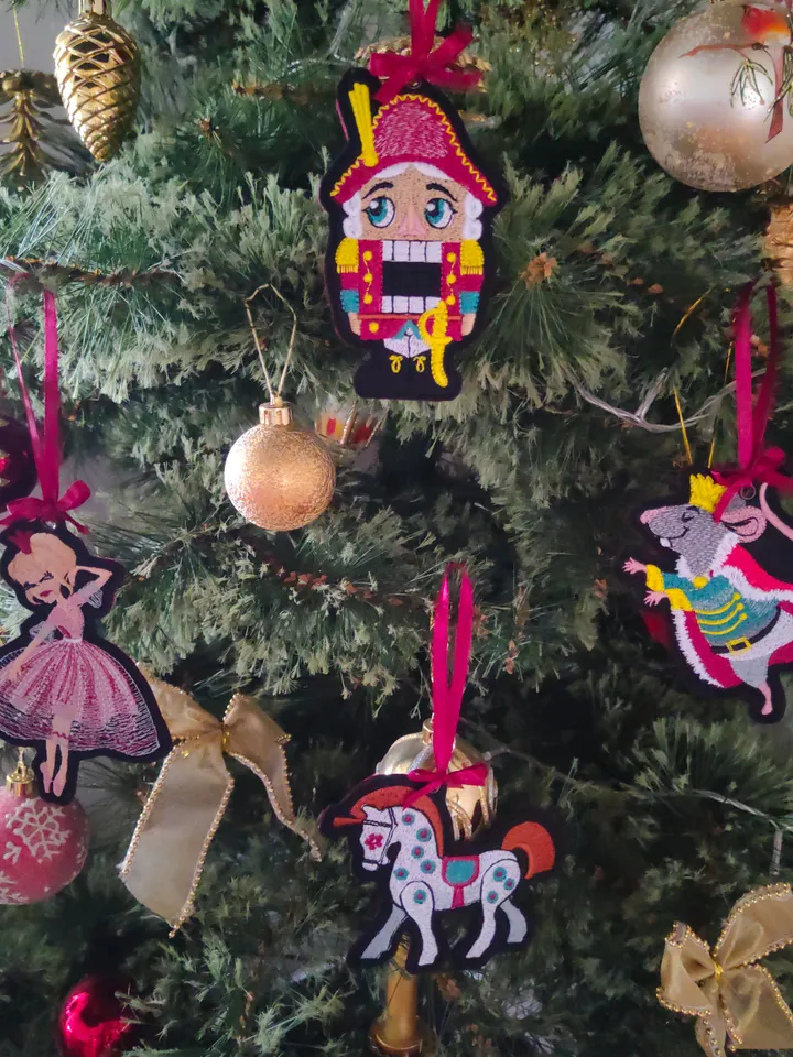 A set of machine embroidery designs "The Nutcracker"