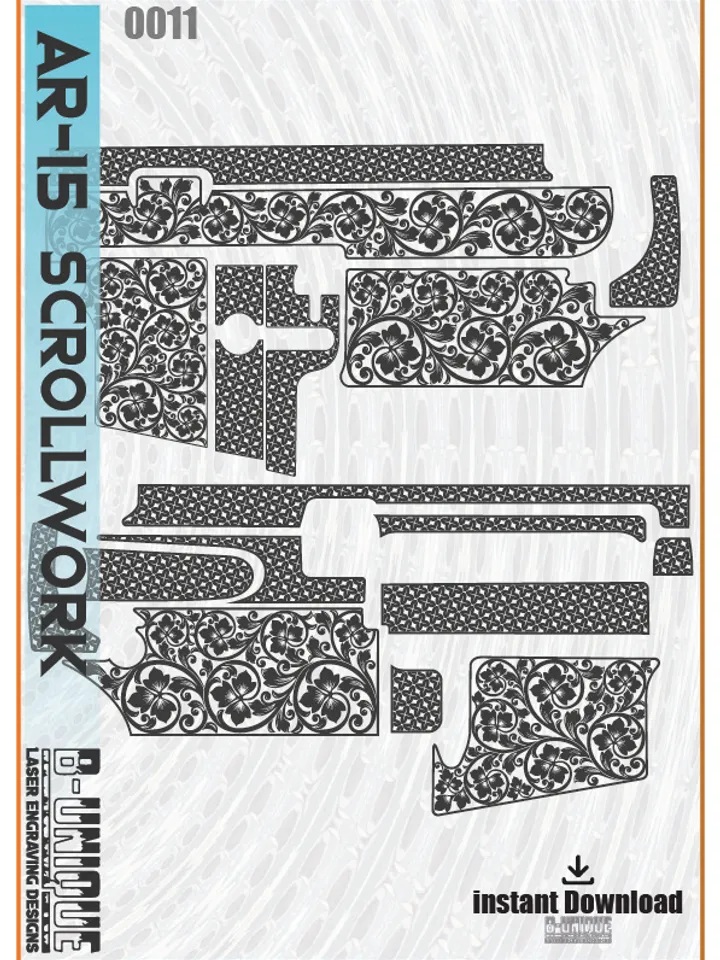 AR-15 Scrollwork