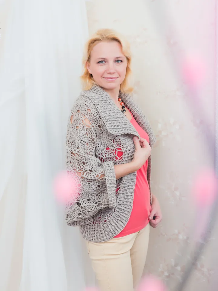 Lacy Shrug Vintage Crochet Pattern