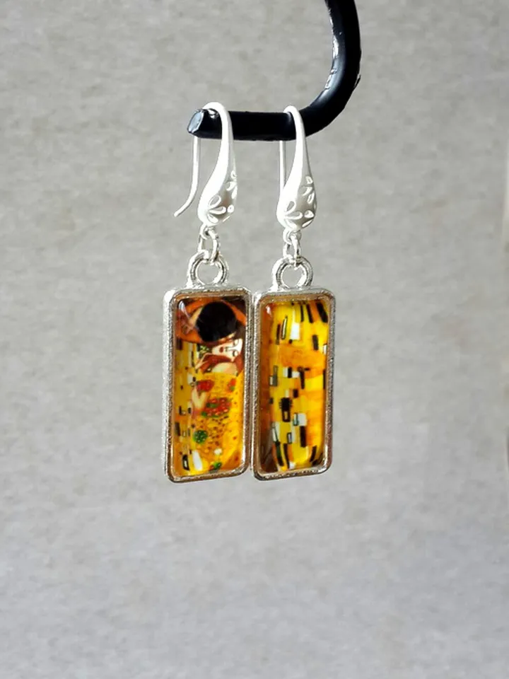 Gustav Klimt The Kiss Earrings