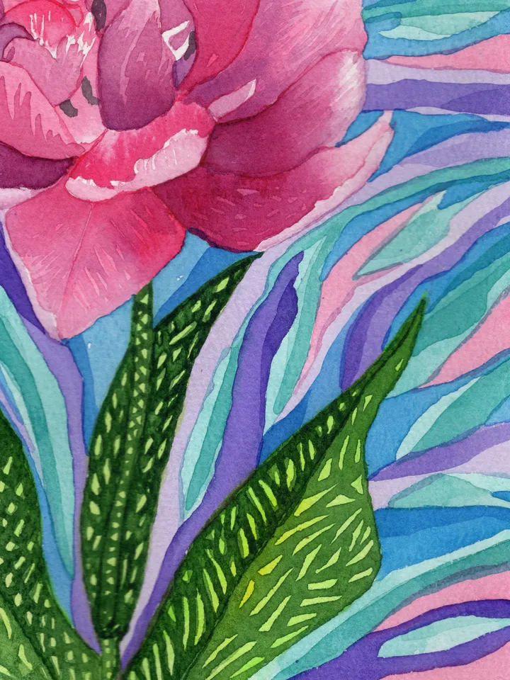 The tulip has bloomed
