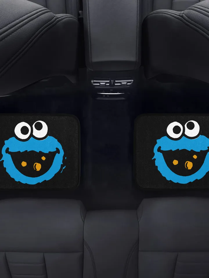Cookie Monster Back Car Floor Mats Set of 2