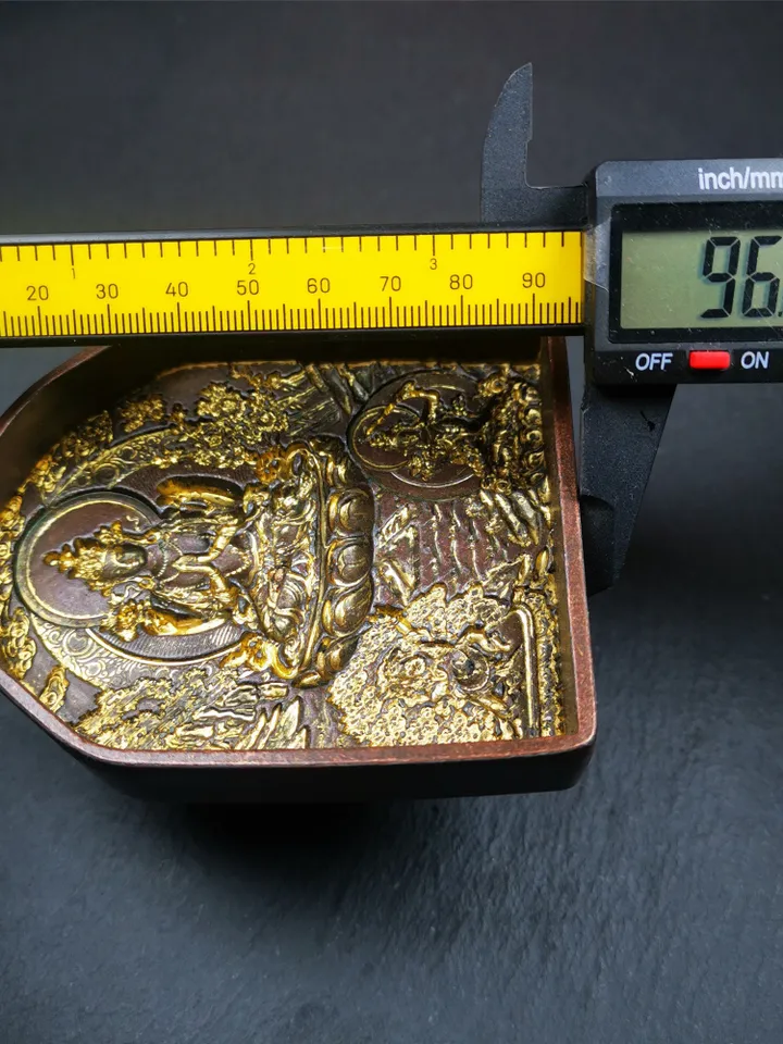 Gandhanra Tibetan Buddha Statue Tsa Tsa Mold,Three Great Bodhisattvas,Manjushri,Chenrezig,Vajrapani,Tsha Tsha Mould For Making Clay Statue