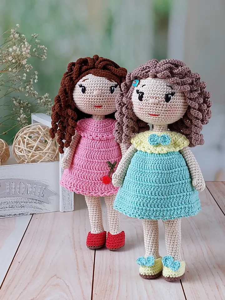 Crochet doll pattern. Pattern amigurumi. Digital crochet pattern. Crochet tutorial doll. Pattern baby doll. Pattern PDF.