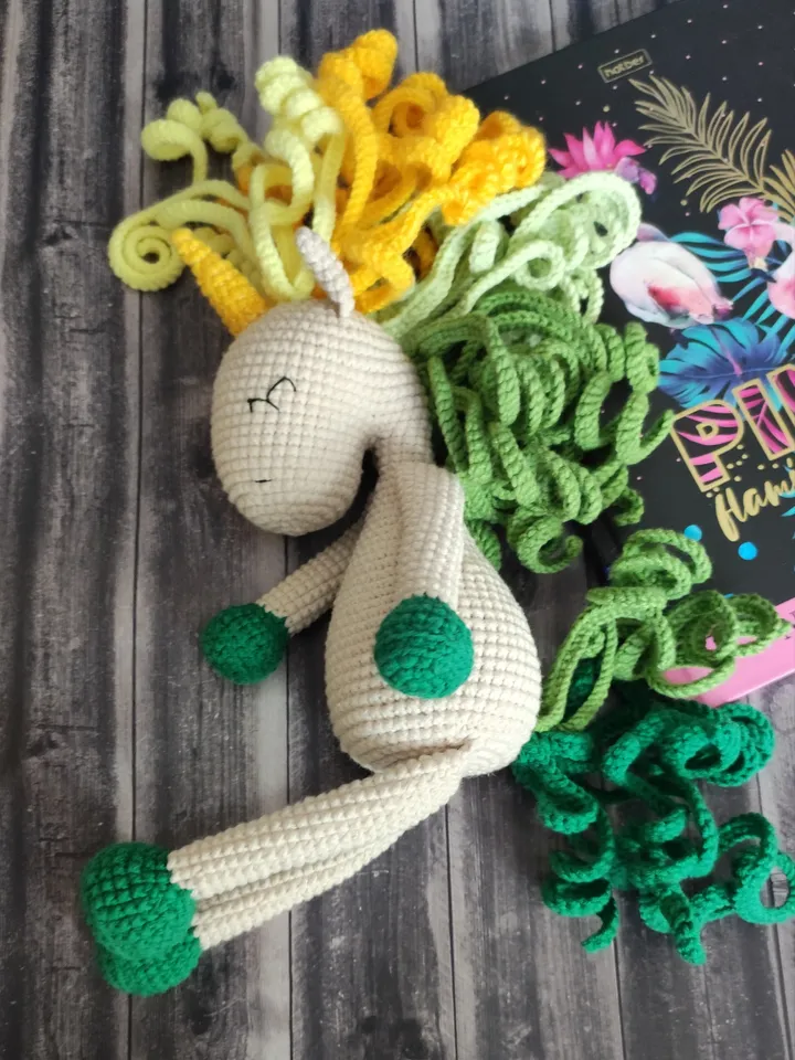 Unicorn toy Handmade amigurumi