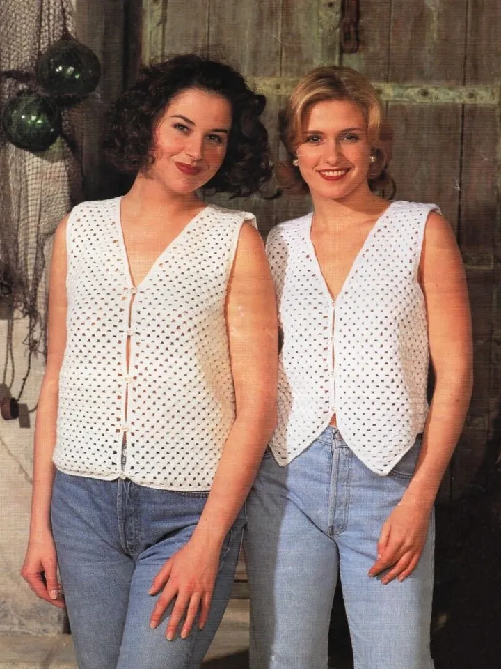 Waistcoat crochet pattern , women waistcoat crochet, granny stitch waistcoat crochet pdf