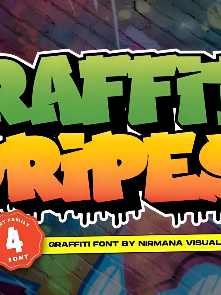 Graffiti Dripes Font