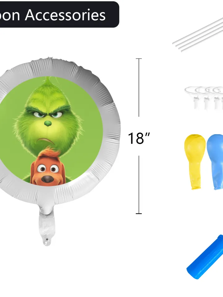 Grinch Foil Balloon