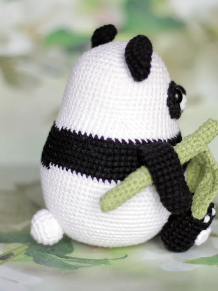 Panda bear crochet pattern amigurumi PDF