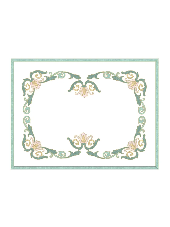 Pattern applique for a pillow with an ornament PDF