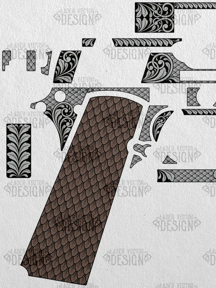 VECTOR DESIGN Kimber Eclipse Target ll Scrolls and scale