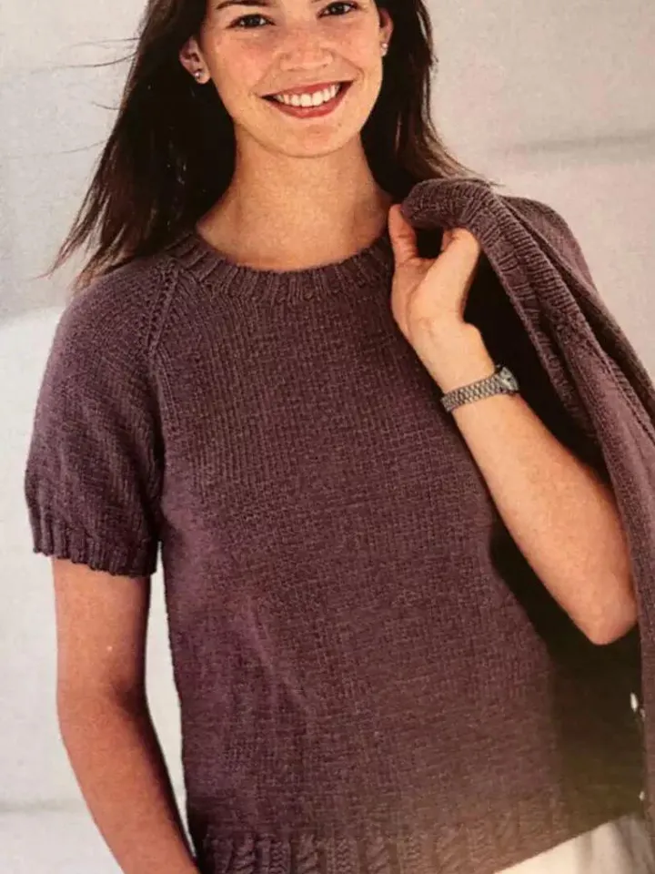 Cardigan sweater knitting pattern women ladies jumper jacket pattern pdf instant download