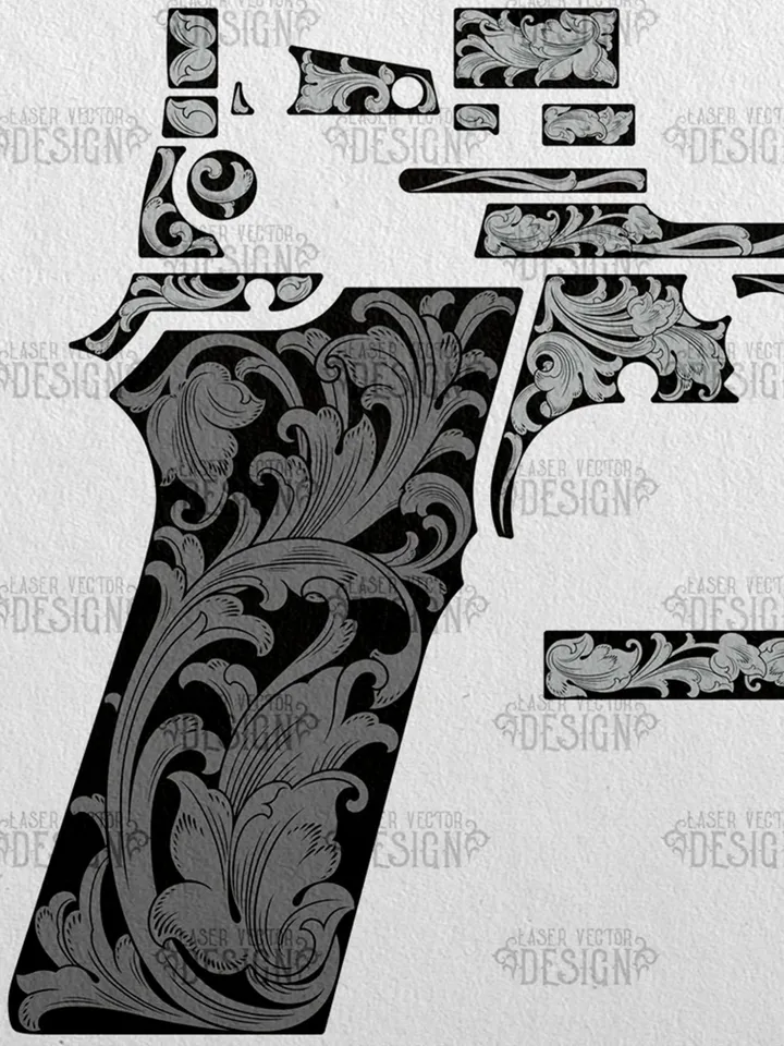VECTOR DESIGN Smith & Wesson 4506-1 Scrollwork