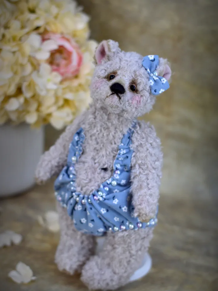 Teddy bear Lenusya, a soft toy