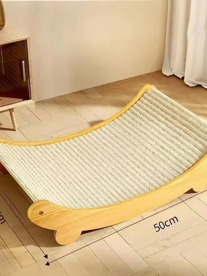 Wooden scratching posts for cats
