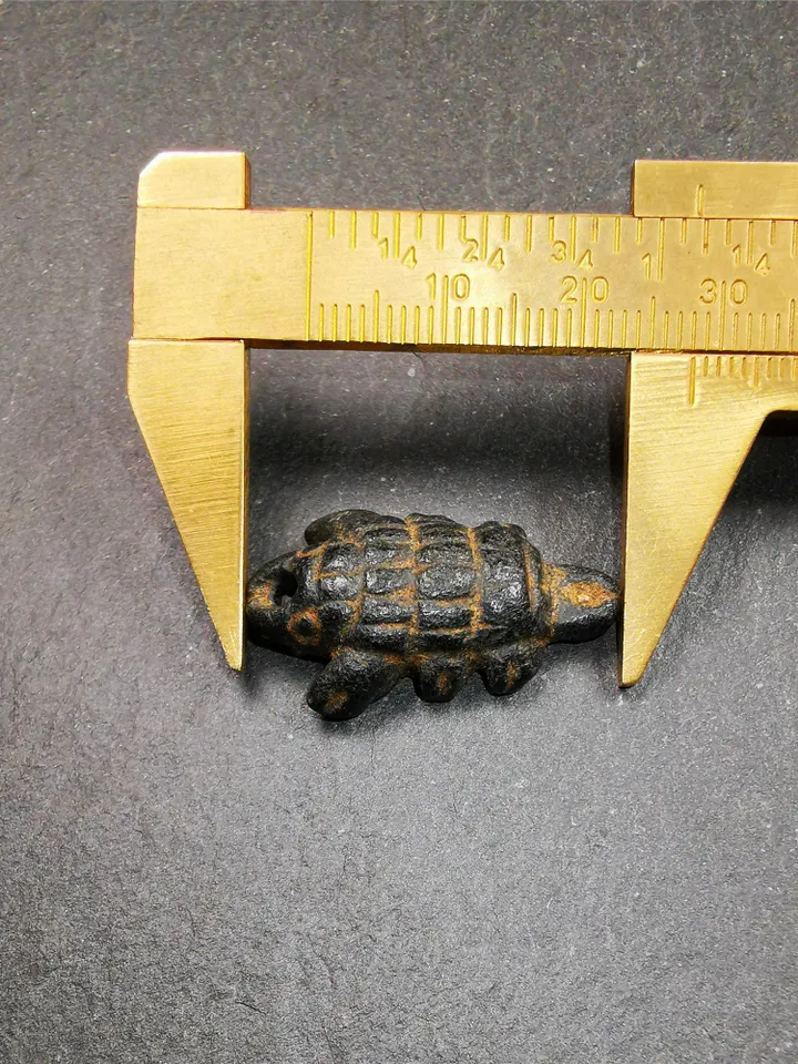 Gandhanra Handmade Tibetan Amulet,Obsidian Carved Scorpion Guru of Padmasambhava Pendant,1.38"