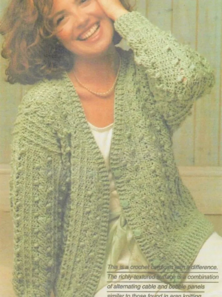 Cardigan pattern, cardigan sweater crochet pattern, cardigan crochet PDF