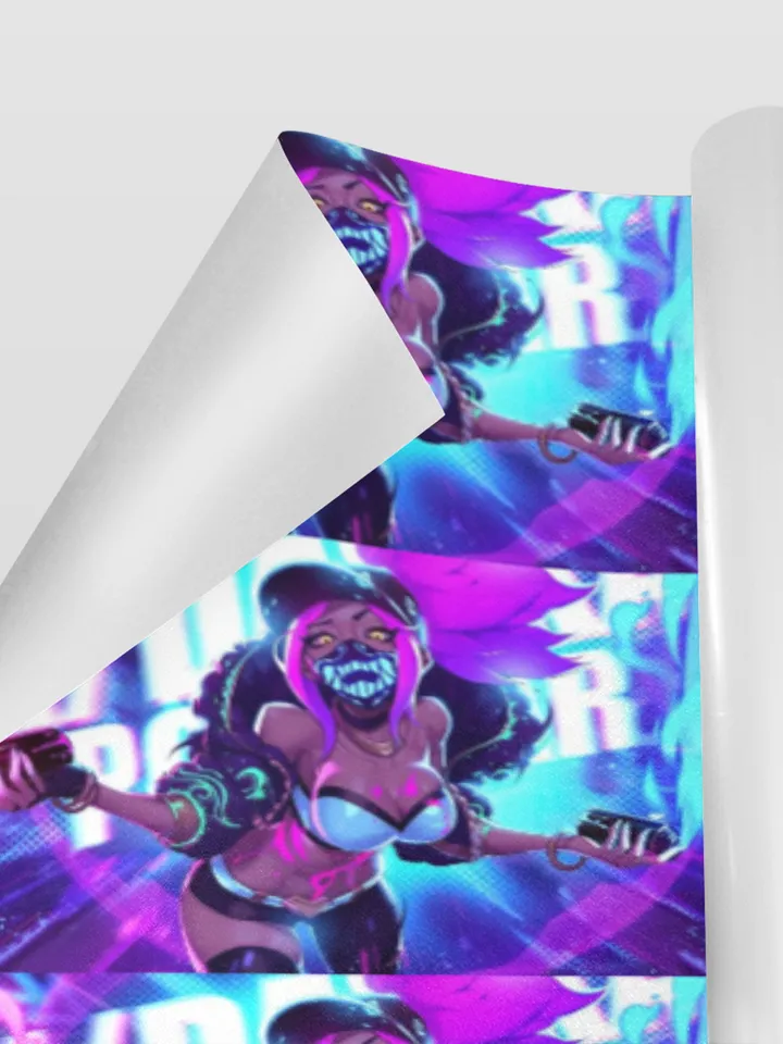Akali League Of Legends Gift Wrapping Paper 58"x 23" (1 Roll)