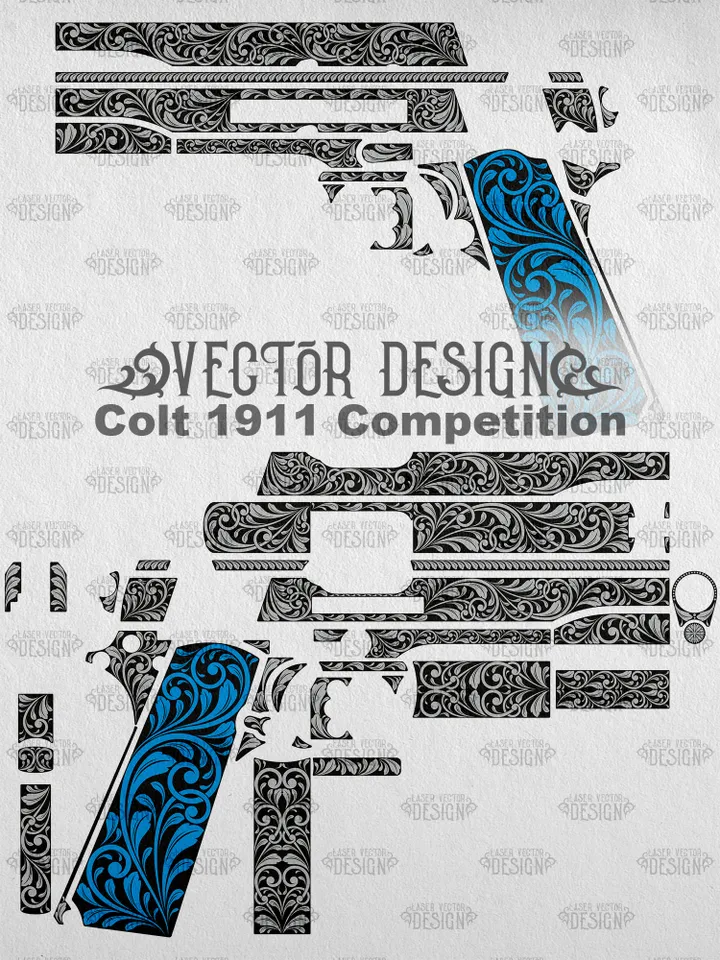 VECTOR DESIGN Colt 1911 Competition Scrollwork