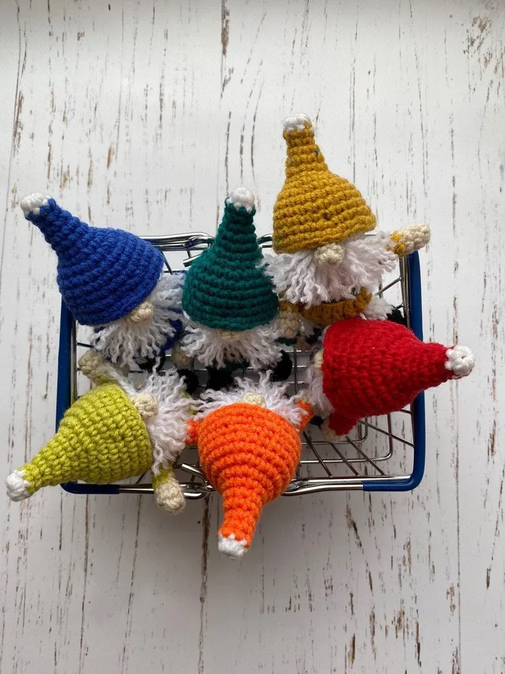 PDF Crochet Pattern Christmas Gnome doll, Amigurumi Gnome Tutorial, Santa Gnome Doll, Christmas ornaments, Christmas Decor. Christmas Doll