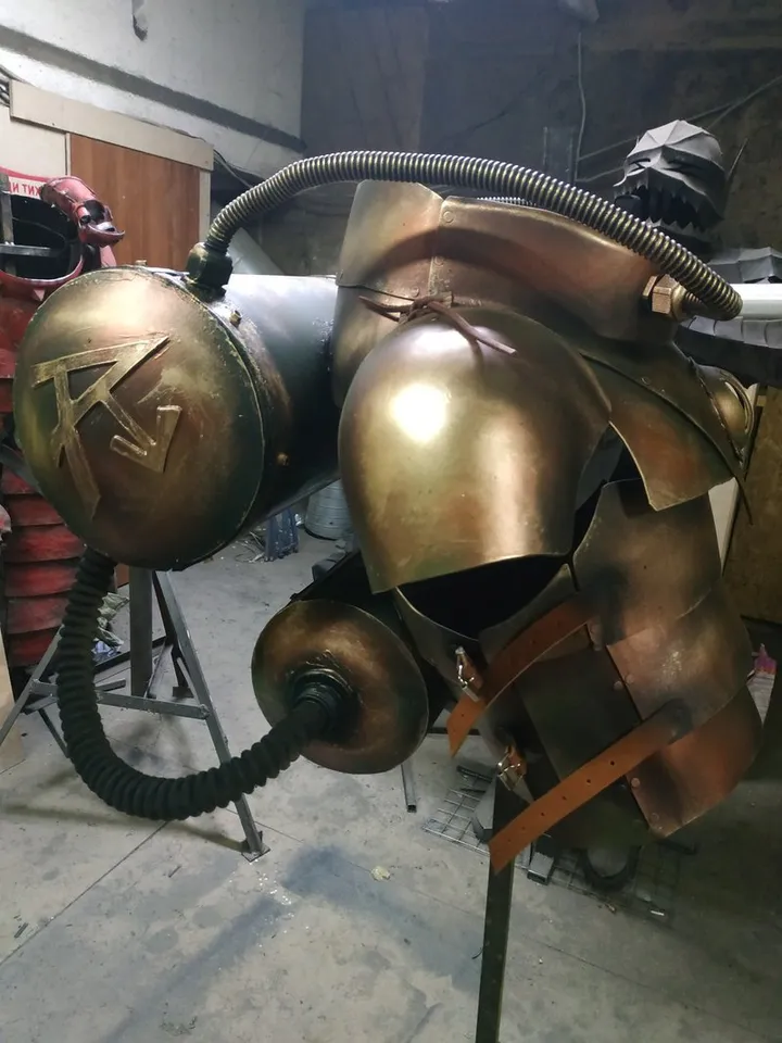 Skaven warlock engineer - cosplay backpack - Warhammer Fantasy Battle larp armour