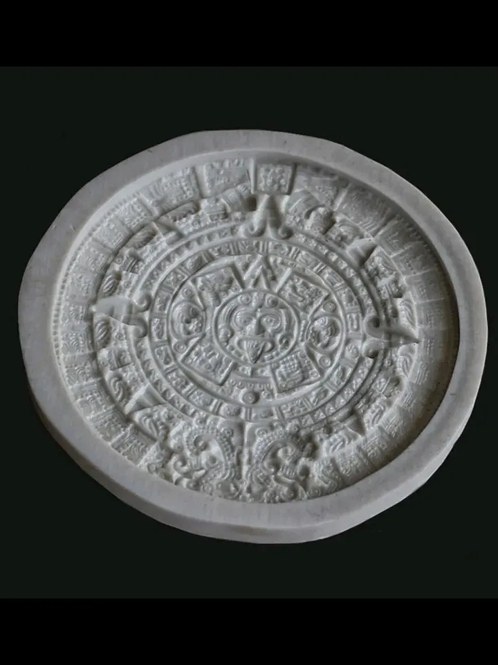 Form for panels and bas-reliefs "Mayan Calendar" silicone Rubberino®