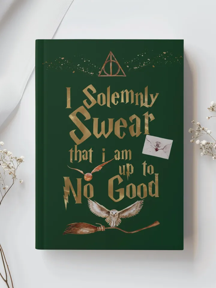 Wizarding World Hardcover Journal, Magic Notebook, Spell Book, Fantasy Diary, Gift, Magic gift Matte Journal