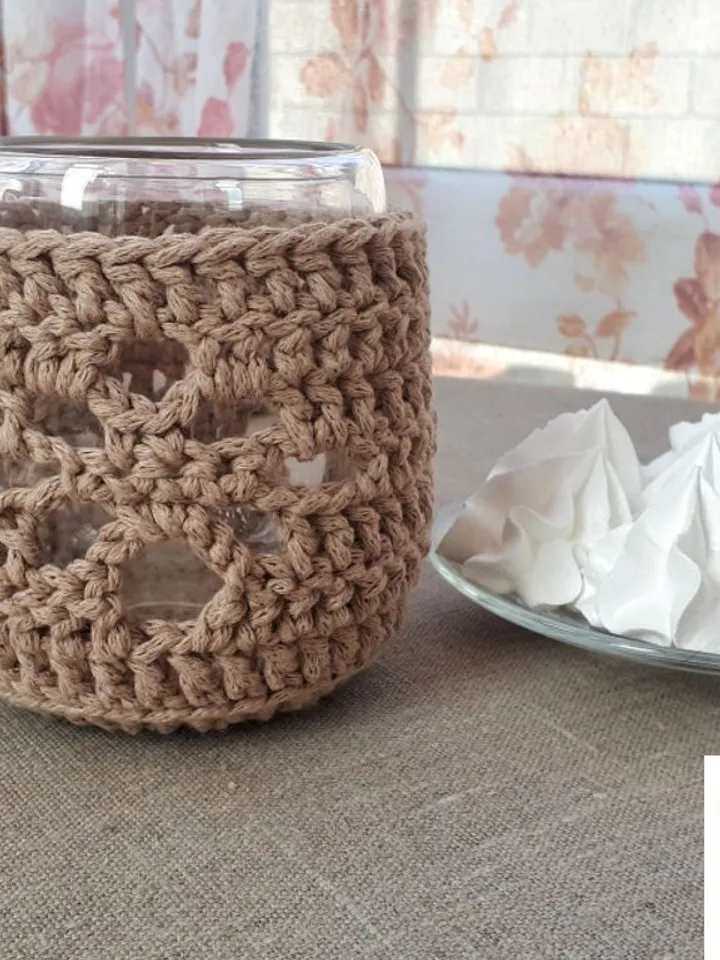 CROCHET PATTERN Cup cozy pattern Mug Cozy Crochet Pattern pdf Reusable Cup Warmer Crochet DIY Gift Cup Sleeve pattern Easy Crochet Pattern