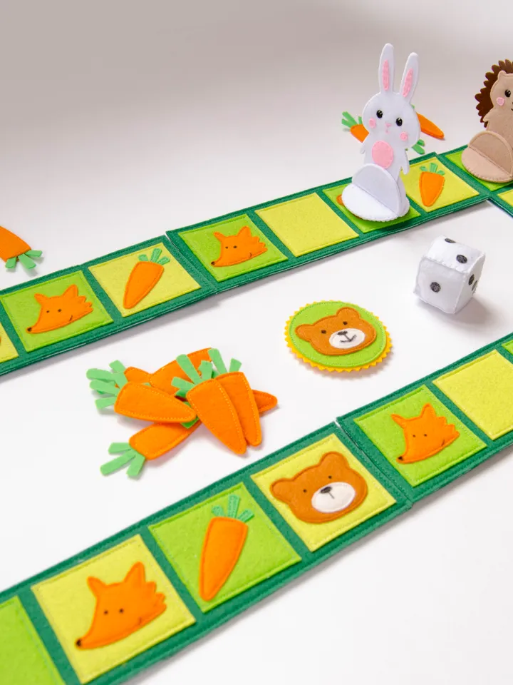 Board game from felt for kids